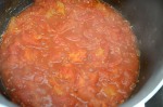 cociendo salsa tomate
